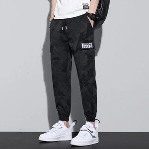 Men's Casual Camouflage Streetwear Jogger Cargo Pants Sweatpants Sports Trousers
